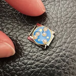 Cosmic stars pearls Italian charm